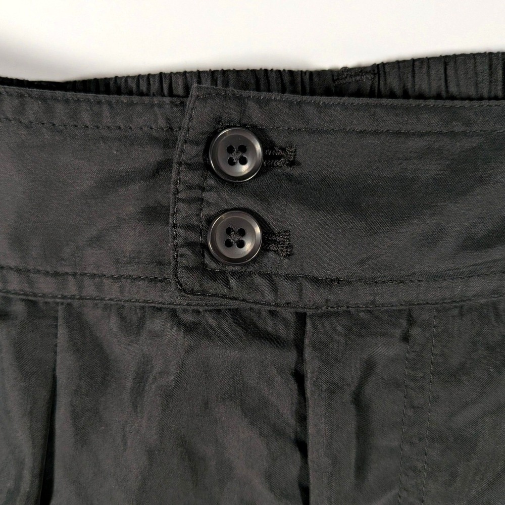 By Anthropologie Pleated Long Shorts Black High Rise Modal Size 2 - Picture 7 of 16